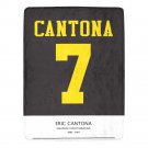 Cantona 7 Manchester FC Jersey Ultra-Soft Micro Fleece Blanket