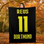 Marco Reus  Borussia-Dortmund Jersey Ultra-Soft Micro Fleece Blanket
