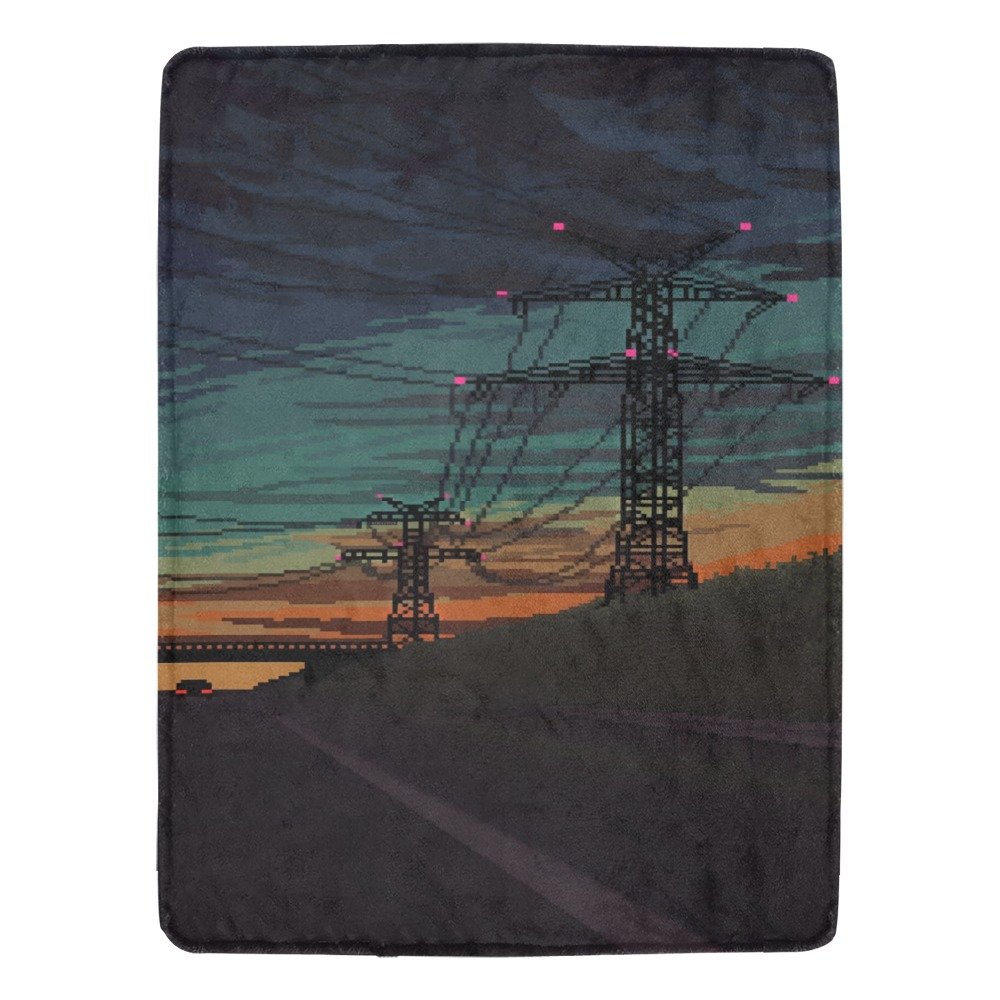 Antennas From That Retro Time Ultra-Soft Micro Fleece Blanket