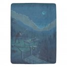 Telescope Observing The Moon Ultra-Soft Micro Fleece Blanket