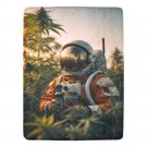 Astronaut Contemplating Nature Ultra-Soft Micro Fleece Blanket