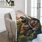 Astronaut Contemplating Nature Ultra-Soft Micro Fleece Blanket