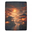 Japanese Sunset Ultra-Soft Micro Fleece Blanket