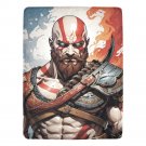 The God Kratos Ultra-Soft Micro Fleece Blanket