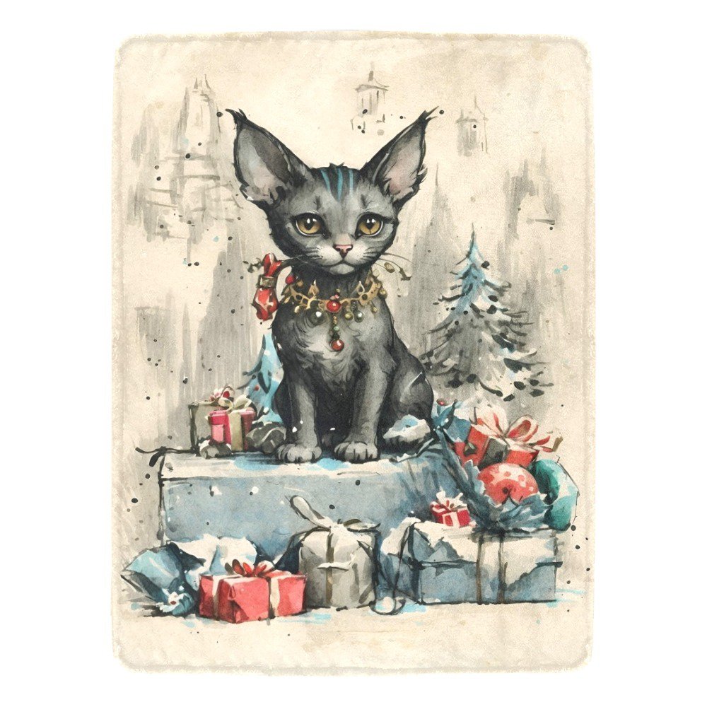 Boreal Cat Ultra-Soft Micro Fleece Blanket