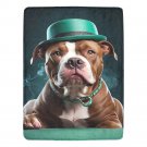 Saint Patrick's Pitbull Ultra-Soft Micro Fleece Blanket