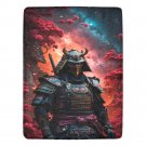 Samurai Contemplating The View Ultra-Soft Micro Fleece Blanket