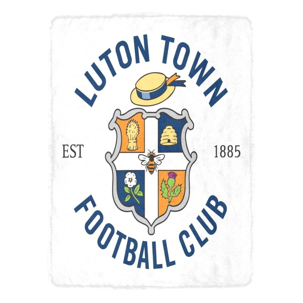 Luton Town Ultra-Soft Micro Fleece Blanket