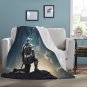 A Godly Knight Looking Up To Heaven In The Star Ultra-Soft Micro Fleece Blanket