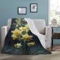 Daffodil Flowers Falling Into The Water Ultra-Soft Micro Fleece Blanket