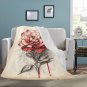 Flower In Blood Ultra-Soft Micro Fleece Blanket
