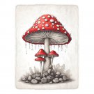 Mushroom With Red Dots Pretending To Be A Chris Ultra-Soft Micro Fleece Blanket