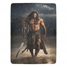 Roman Gladiator Ultra-Soft Micro Fleece Blanket