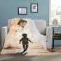Silhouette Of A Little Boy Ultra-Soft Micro Fleece Blanket
