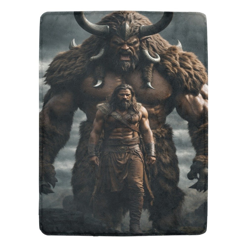 Ymir's Ominous Presence Ultra-Soft Micro Fleece Blanket