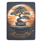 A Graphic Of A Magical Bonsai Ultra-Soft Micro Fleece Blanket