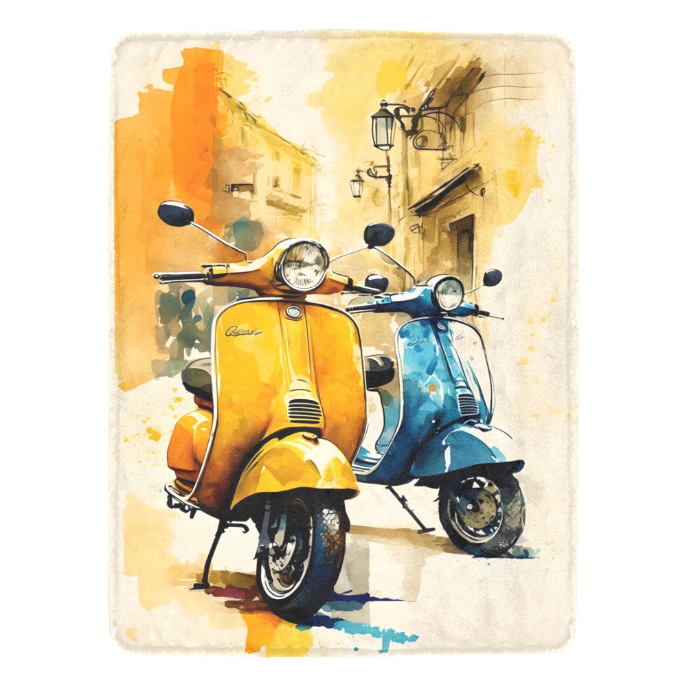 Beautiful Scooters Ultra-Soft Micro Fleece Blanket
