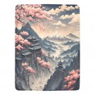 Blue Sky, Yufune Mountain Park Ultra-Soft Micro Fleece Blanket