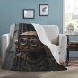 Face Of A Rusty Metal Robot Ultra-Soft Micro Fleece Blanket
