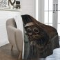 Face Of A Rusty Metal Robot Ultra-Soft Micro Fleece Blanket