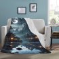 Fantastic Dark Moon Dominating The Sky Ultra-Soft Micro Fleece Blanket