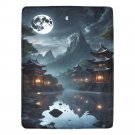Fantastic Dark Moon Dominating The Sky Ultra-Soft Micro Fleece Blanket