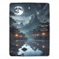 Fantastic Dark Moon Dominating The Sky Ultra-Soft Micro Fleece Blanket