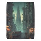 Imagine A Mesmerizing Cityscape Where Lovecraf Ultra-Soft Micro Fleece Blanket