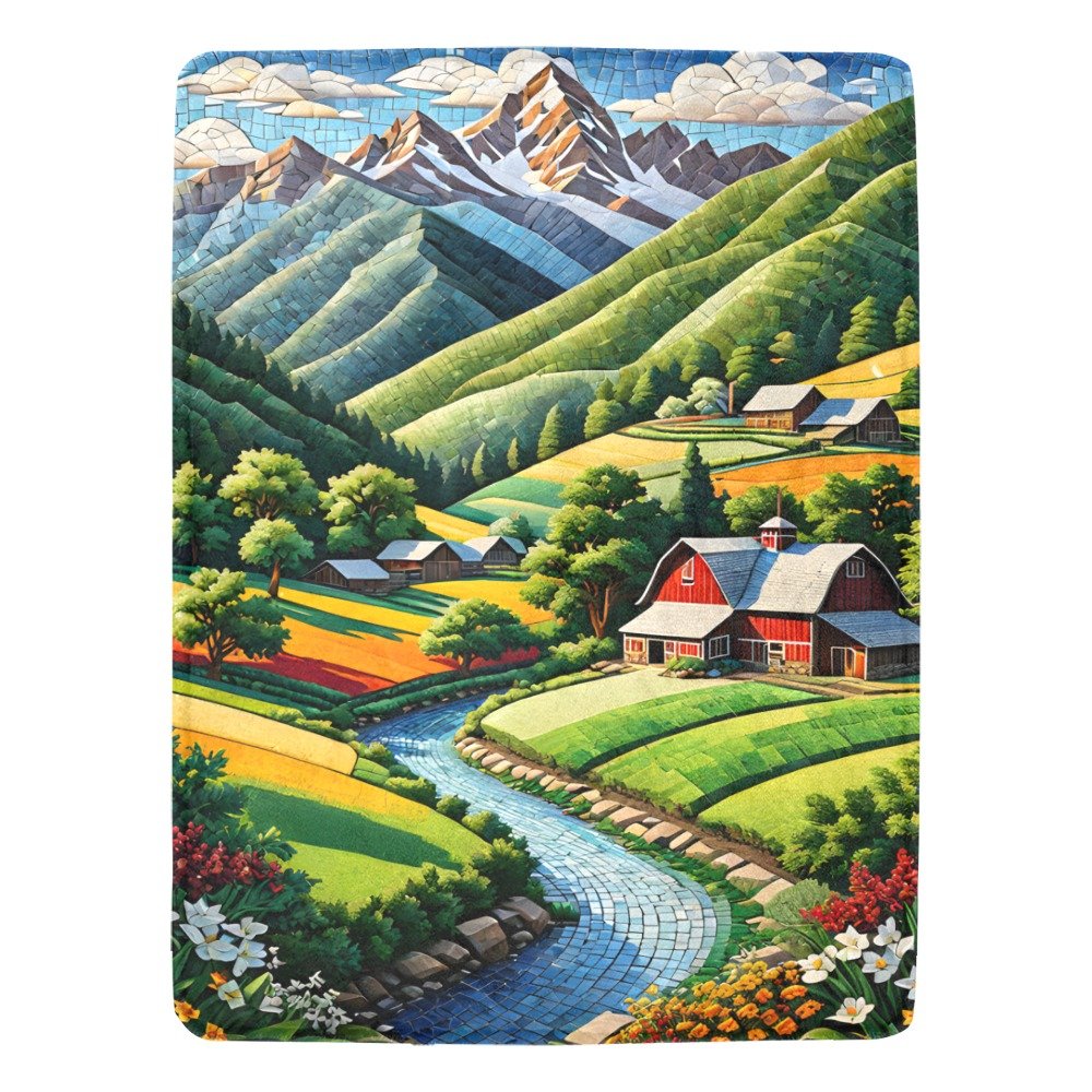 Mountain Farm Ultra-Soft Micro Fleece Blanket