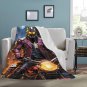 Star Lord As Cosmic Ghost Rider Riding His Moto Ultra-Soft Micro Fleece Blanket