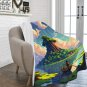 Stunning Ocean Island with Sunny Ultra-Soft Micro Fleece Blanket