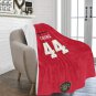 Chong 44 Manchester United Jersey Ultra-Soft Micro Fleece Blanket