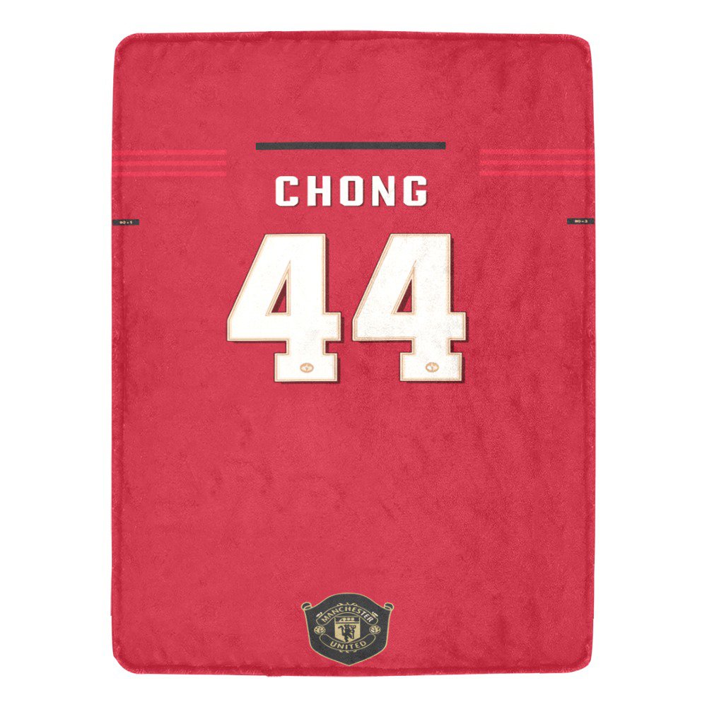 Chong 44 Manchester United Jersey Ultra-Soft Micro Fleece Blanket