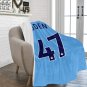 Foden 47 Manchester City Jersey Ultra-Soft Micro Fleece Blanket