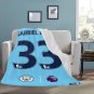 Gabriel Jesus 33 Manchester City Jersey Ultra-Soft Micro Fleece Blanket