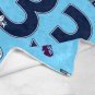 Gabriel Jesus 33 Manchester City Jersey Ultra-Soft Micro Fleece Blanket