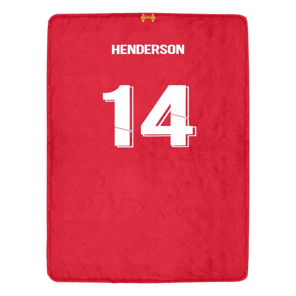 Henderson 14 Liverpool Jersey Ultra-Soft Micro Fleece Blanket