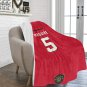Maguire 5 Manchester United Jersey Ultra-Soft Micro Fleece Blanket