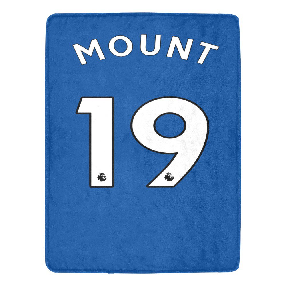 Mount 19 Chelsea Jersey Ultra-Soft Micro Fleece Blanket