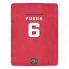 Pogba 6 Manchester United Jersey Ultra-Soft Micro Fleece Blanket