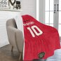 Rashford 10 Manchester United Jersey Ultra-Soft Micro Fleece Blanket
