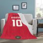 Rashford 10 Manchester United Jersey Ultra-Soft Micro Fleece Blanket