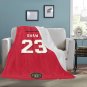 Shaw 23 Manchester United Jersey Ultra-Soft Micro Fleece Blanket