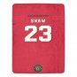 Shaw 23 Manchester United Jersey Ultra-Soft Micro Fleece Blanket