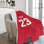 Shaw 23 Manchester United Jersey Ultra-Soft Micro Fleece Blanket