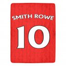 Smith Rowe 10 Arsenal Jersey Ultra-Soft Micro Fleece Blanket