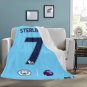 Sterling 7 Manchester City Jersey Ultra-Soft Micro Fleece Blanket