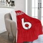 Thiago 6 Liverpool Jersey Ultra-Soft Micro Fleece Blanket