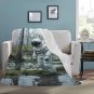 Astronaut Sinking In Swamp On Alienplanet Ultra-Soft Micro Fleece Blanket