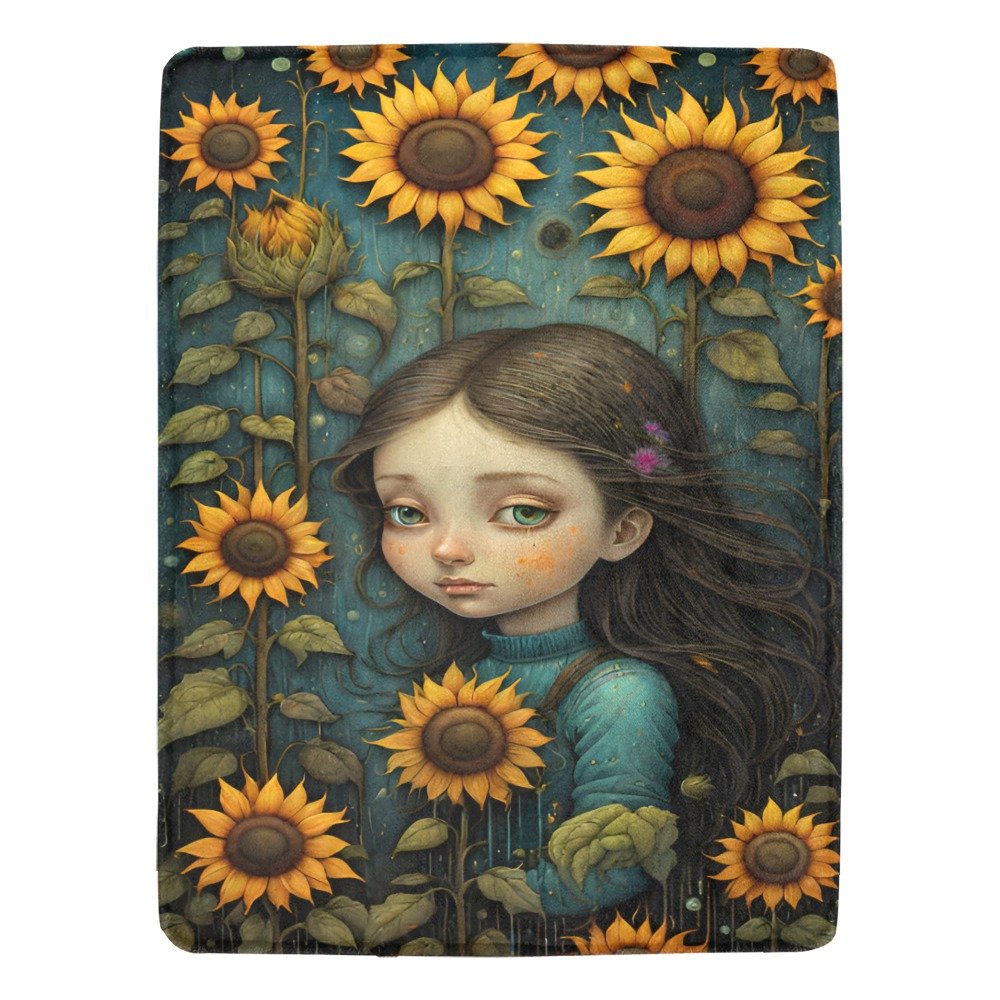 Sunflowers Ultra-Soft Micro Fleece Blanket